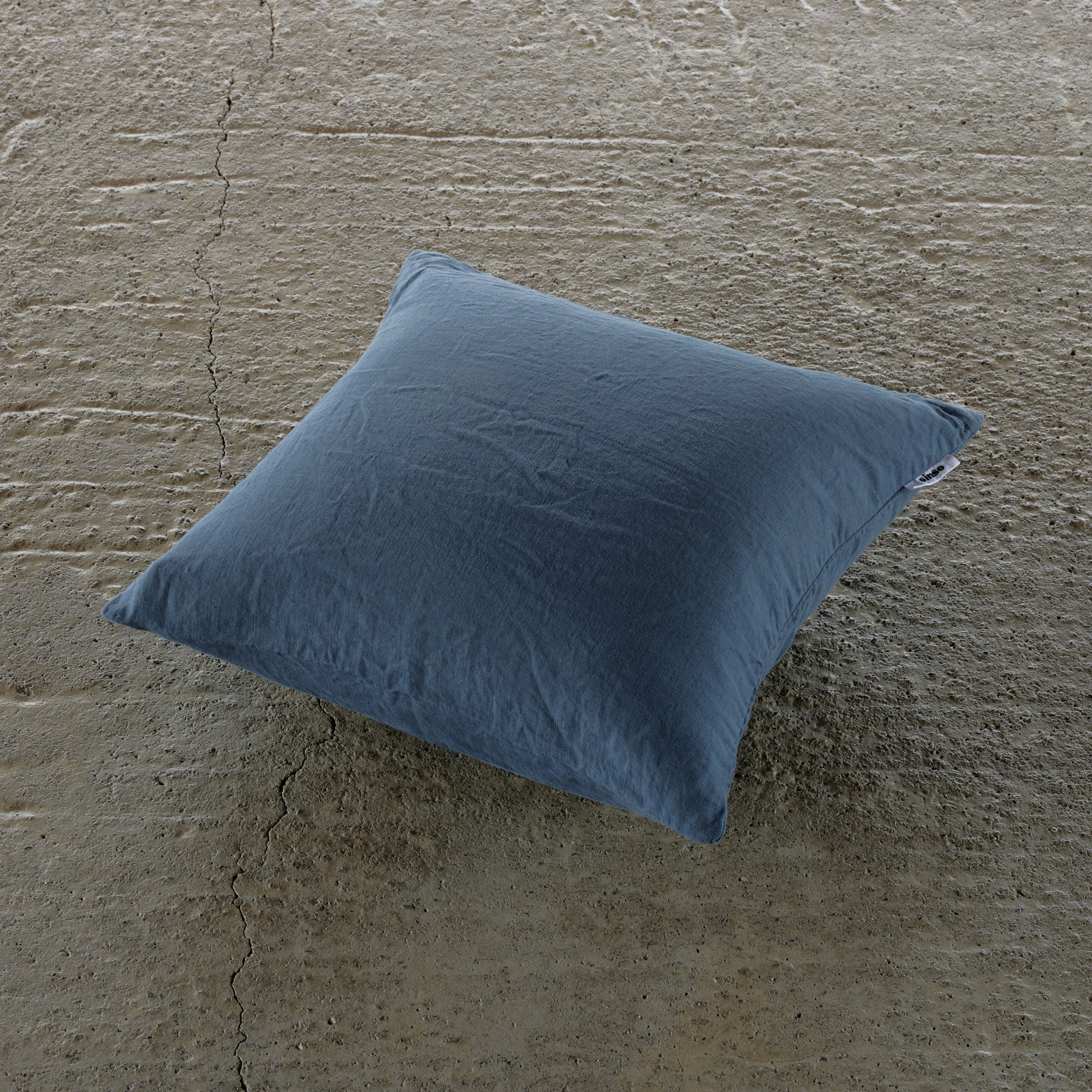 Linen Cushion Cover（Navy）｜クッションカバー – sinso