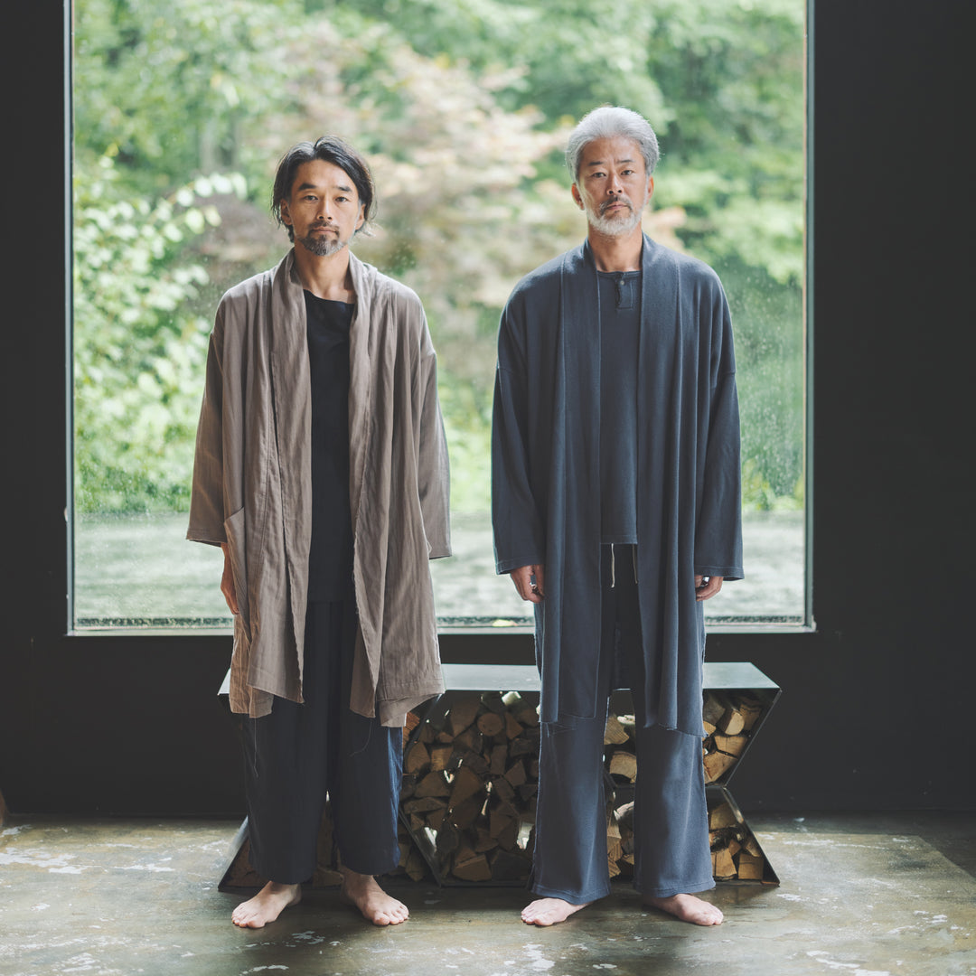 Woodland Shirt / Pants | オーガニックコットン セットアップ(Faded Navy)