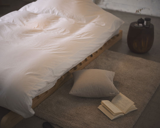 Linen Cushion Cover（Beige）｜クッションカバー