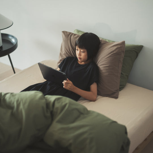 "SHIWA" Cotton Broad Pillow Case（Greige）｜ピローケース