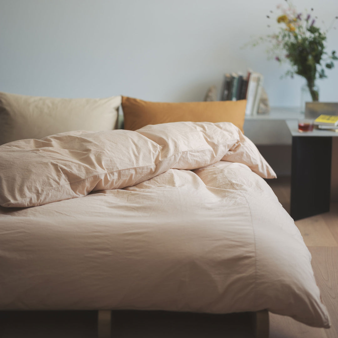 "SHIWA" Cotton Broad Duvet Cover（Ash Pink）｜かけ布団カバー