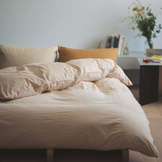 "SHIWA" Cotton Broad Duvet Cover（Ash Pink）｜かけ布団カバー