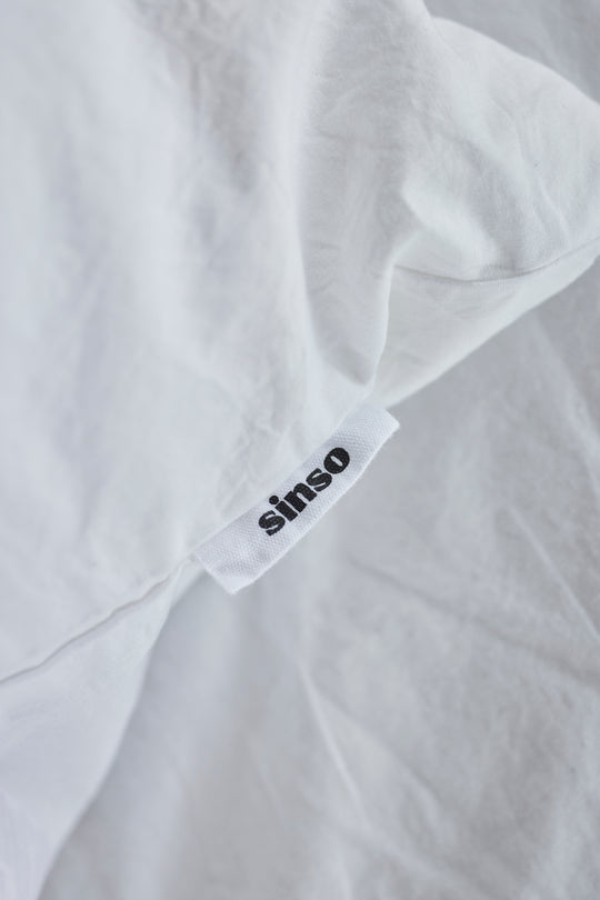 "SHIWA" Cotton Duvet Cover（White）｜かけ布団カバー