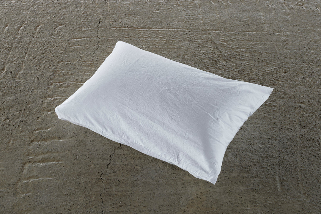"SHIWA" Cotton Pillow Case（White）｜ピローケース