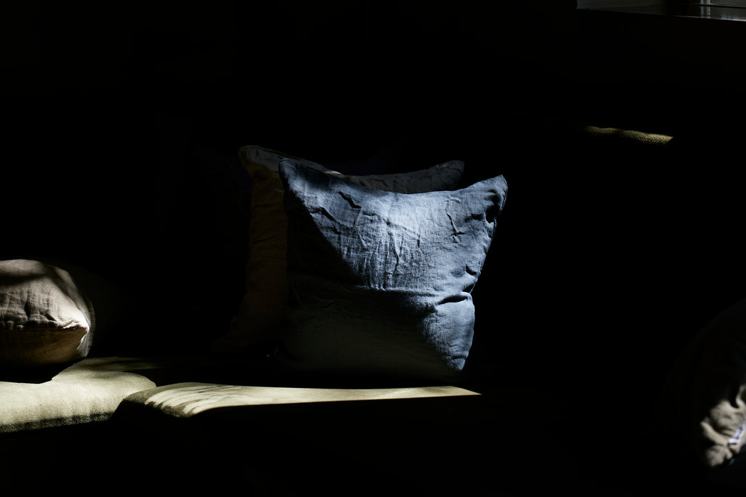 Linen Cushion Cover（Beige）｜クッションカバー