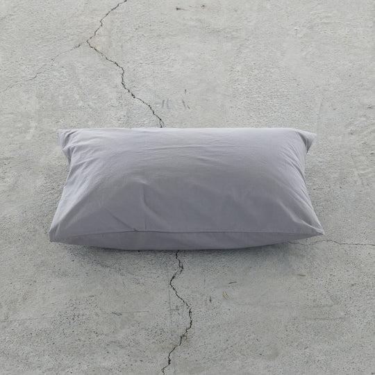 "SHIWA" Cotton Pillow Case（Light Gray）｜ピローケース
