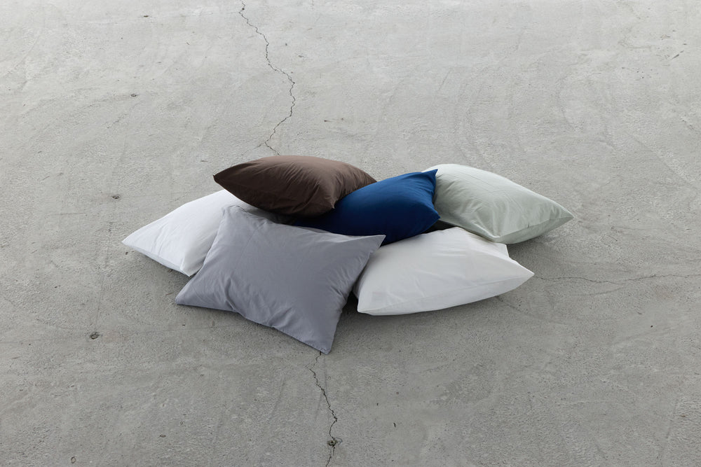 "SHIWA" Cotton Pillow Case（White）｜ピローケース