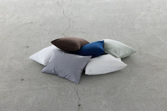 【Limited Edition】"SHIWA" Cotton Pillow Case（Soil Brown）｜ピローケース