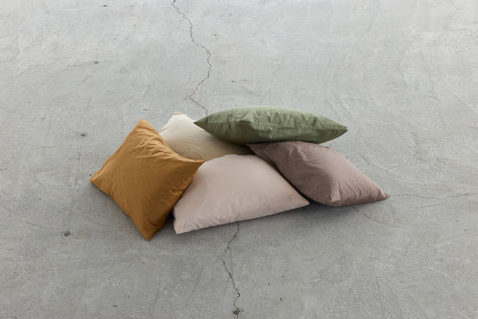 "SHIWA" Cotton Broad Pillow Case（Sand Beige）｜ピローケース