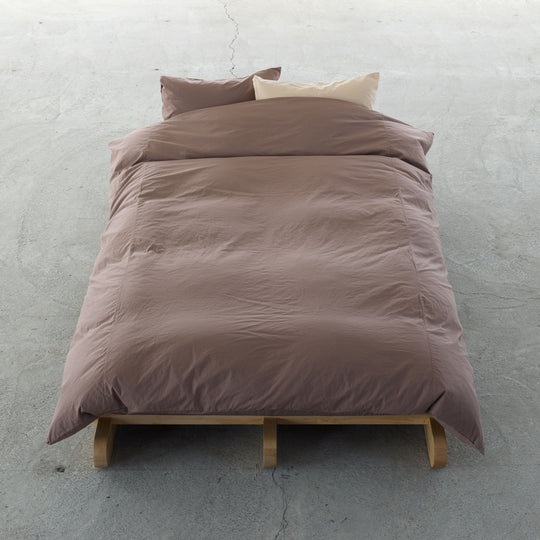 "SHIWA" Cotton Broad Duvet Cover（Greige）｜かけ布団カバー