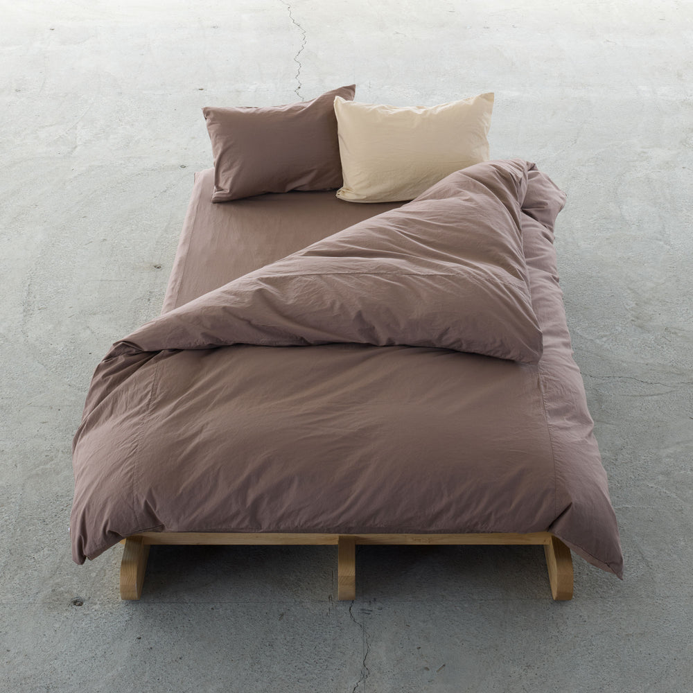 "SHIWA" Cotton Broad Duvet Cover（Greige）｜かけ布団カバー