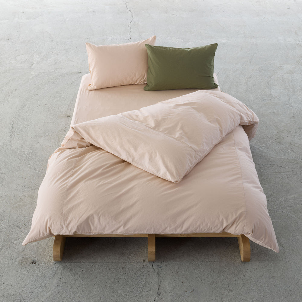"SHIWA" Cotton Broad Duvet Cover（Ash Pink）｜かけ布団カバー