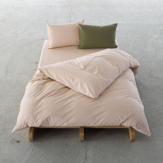 "SHIWA" Cotton Broad Duvet Cover（Ash Pink）｜かけ布団カバー