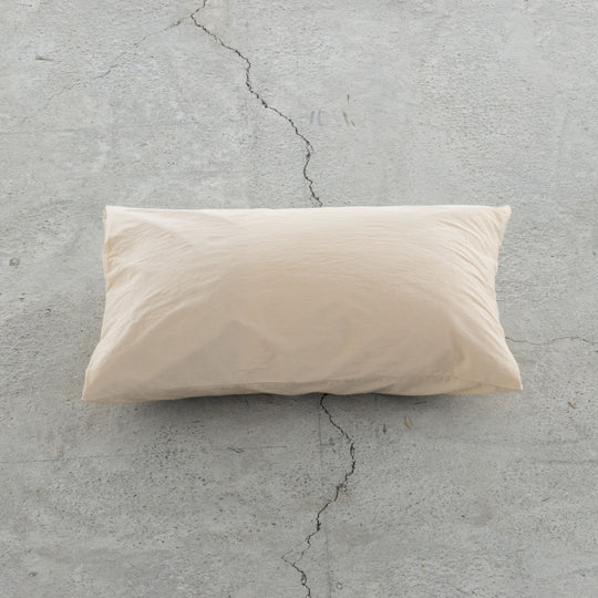 "SHIWA" Cotton Broad Pillow Case（Sand Beige）｜ピローケース