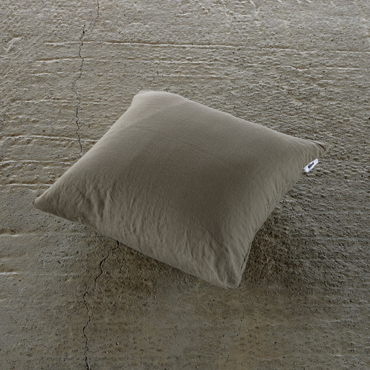 Linen Cushion Cover（Olive）｜クッションカバー