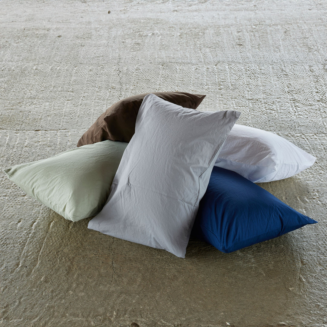 "SHIWA" Cotton Pillow Case（Khaki）｜ピローケース