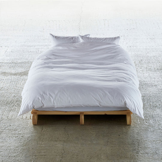 "SHIWA" Cotton Duvet Cover（White）｜かけ布団カバー